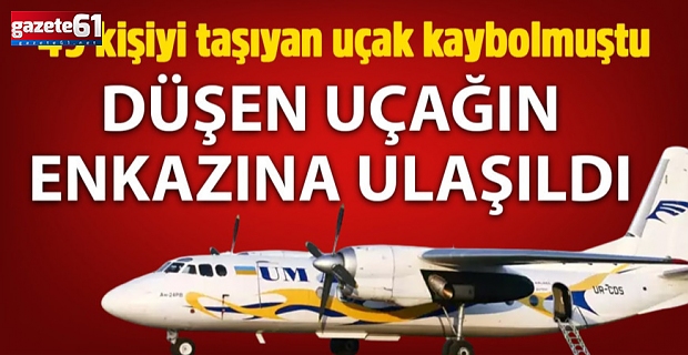 49 kişiyi taşıyan yolcu uçağı düştü!