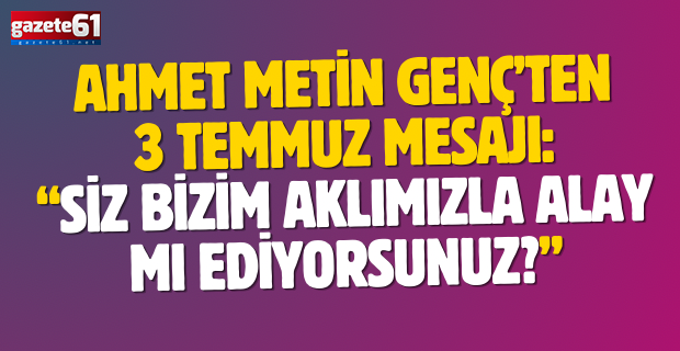 “Siz Bizim Aklımızla Alay Mı Ediyorsunuz?”