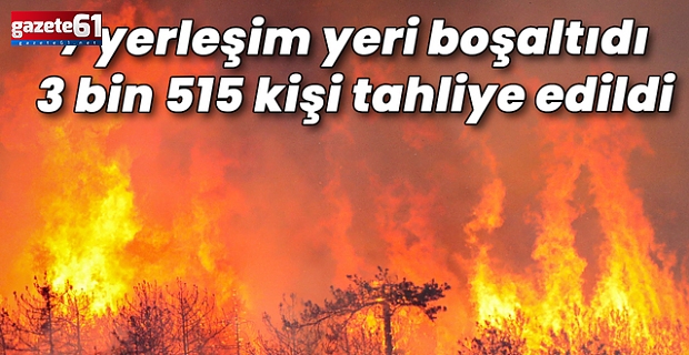 7 yerleşim yolu boşaltıldı