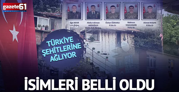 TÜRKİYE ŞEHİTLERİNE AĞLIYOR!