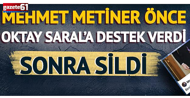 Eski vekil Mehmet Metiner önce 'İyi ki varsın' dedi sonra sildi
