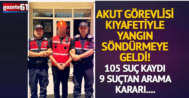 AKUT gönüllüsü gibi giydi, Bursa'daki yangın bölgesine geldi
