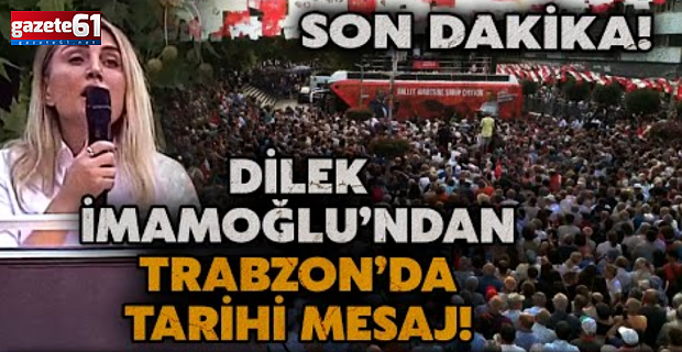 "İyi ki Ekrem İmamoğlu siyasete girdi"