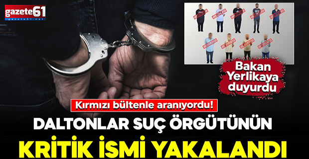 Kırmızı bültenle aranıyordu!