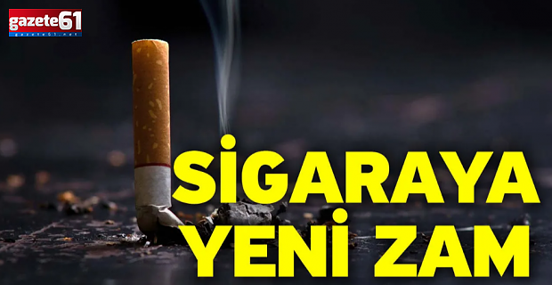 Sigaraya zam geldi!