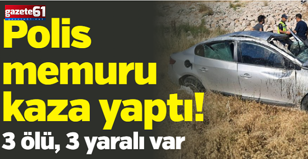 Tayin kazası: 3 kişi öldü, 3 kişi yaralandı