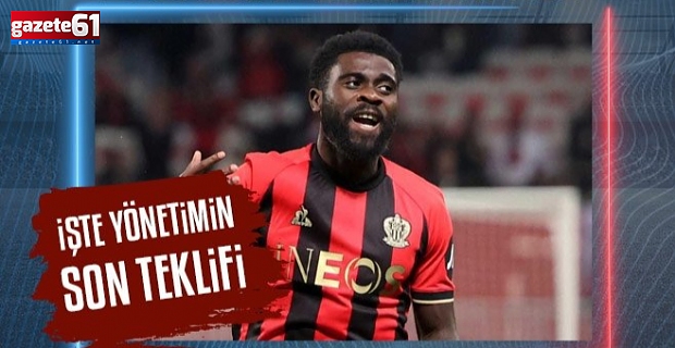 Trabzonspor'da Boga ısrarı!