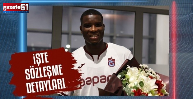 Trabzonspor Paul Onuachu transferini resmen duyurdu!