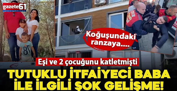 Tutuklu olan itfaiye eri kendini astı