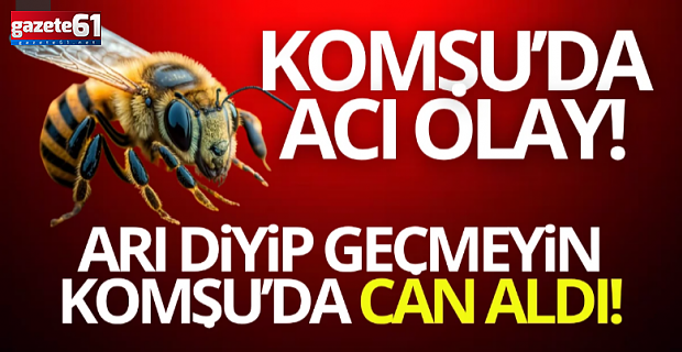 Arı can aldı