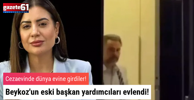 Cezaevinde dünya evine girdiler!