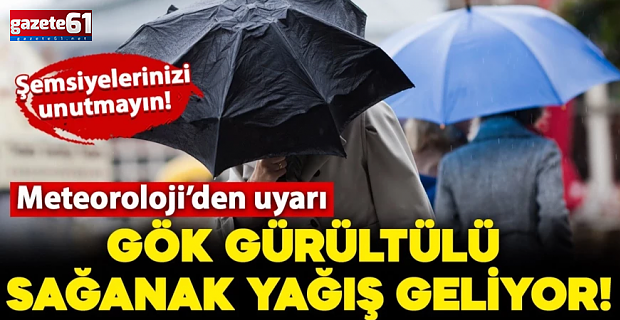 Evden çıkarken şemsiyelerinizi unutmayın!