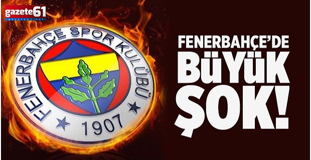 Fenerbahçe'de deprem!