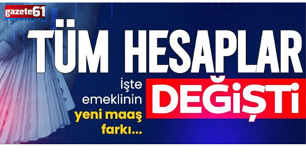 Tüm hesaplar değişti! İşte emekliye yeni maaş hesabı...