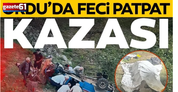 Ordu'da feci patpat kazası: 4 ölü, 3 yaralı!