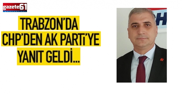 Trabzon'da Hamamizade Polemiği.. CHP'den sert yanıt...
