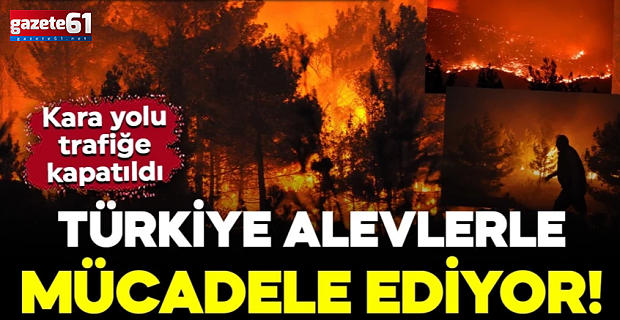Türkiye alevlerle mücadele ediyor!