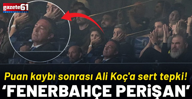 Ali Koç başkan, Fenerbahçe perişan!