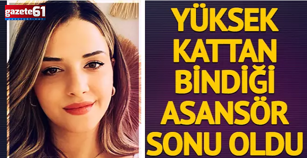 Asansörün 7.katta halatı koptu!