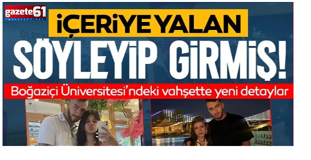 İÇERİYE YALAN SÖYLEYİP GİRMİŞ