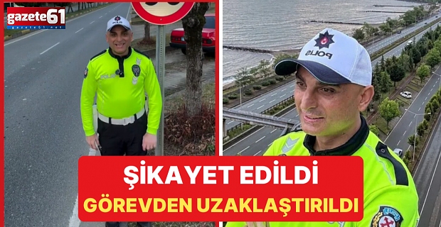 Fenomen trafik polisi görevden uzaklaştırıldı
