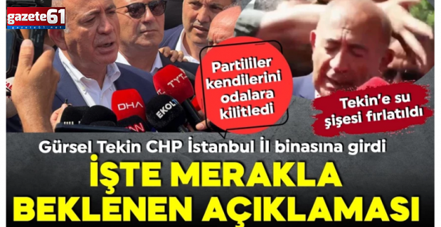 Gürsel Tekin, il başkanlığına geldi