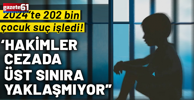 2024'te 202 bin çocuk suç işledi!