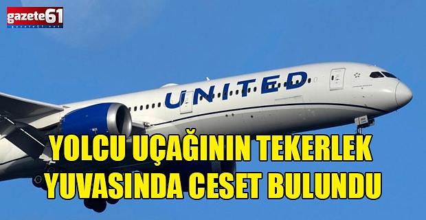İniş takımlarında ceset bulundu!