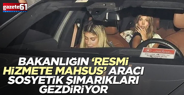 Şevval Şahin, resmi hizmete mahsus araçla yakalanmıştı