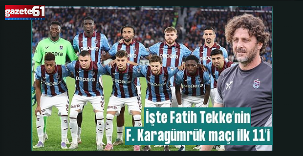 Trabzonspor'da hedef galibiyet!