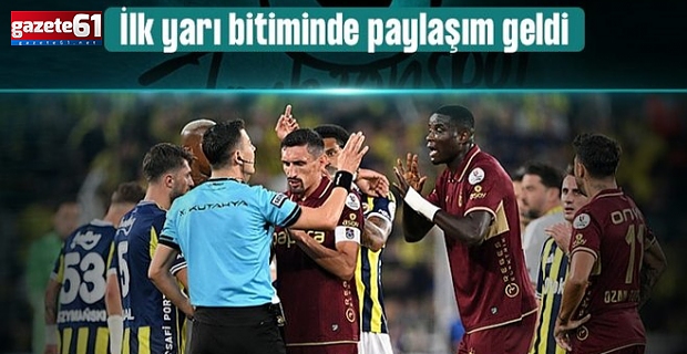 Trabzonspor'dan ilk devre bitiminde hakem tepkisi!