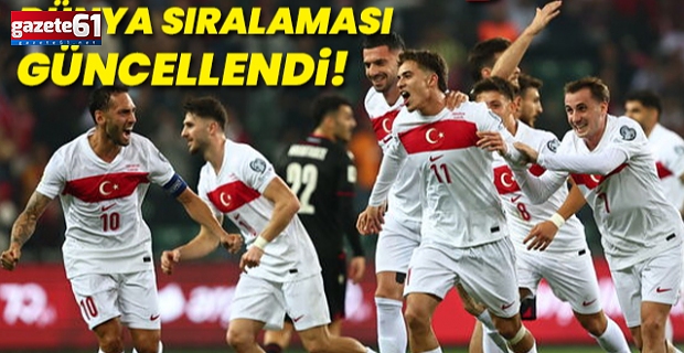 A Milli Takım, FIFA dünya sıralamasında kaçıncı sıraya çıktı!