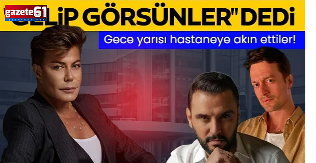 Gece yarısı hastaneye akın ettiler!