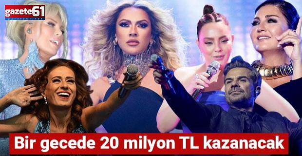 Ünlülerin yılbaşı ücretleri ortaya çıktı...