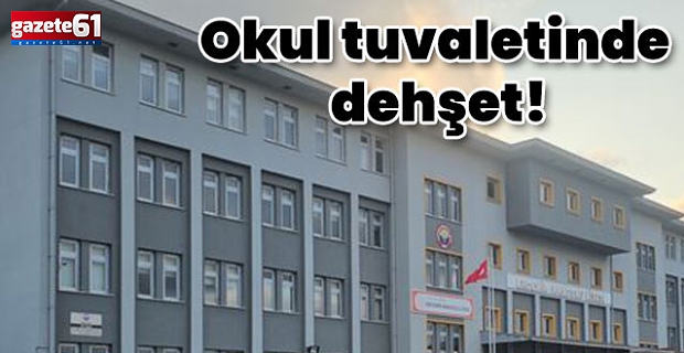 Okul tuvaletinde dehşet! Arkadaşının çenesini kırdı!