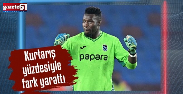 Onana Avrupa’nın zirvesinde! Kurtarış yüzdesiyle fark yarattı