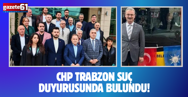 Otobüse asılan bayraklar gündem olmuştu… CHP Trabzon suç duyurusunda bulundu!