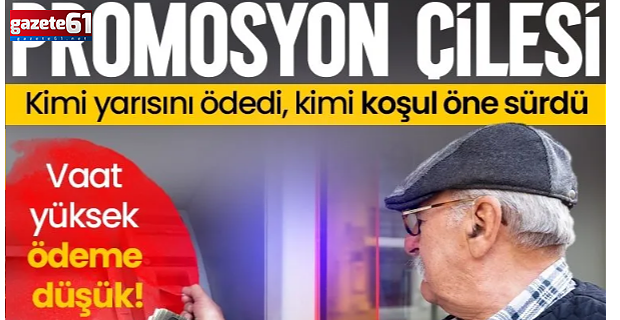 Özel bankalardan emekliye promosyon çilesi