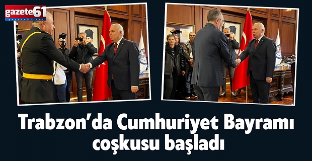 Trabzon’da Cumhuriyet Bayramı coşkusu başladı