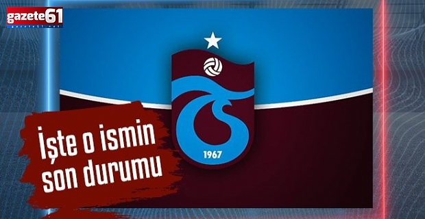 Trabzonspor'dan o futbolcunun sağlık durumuna ilişkin açıklama!