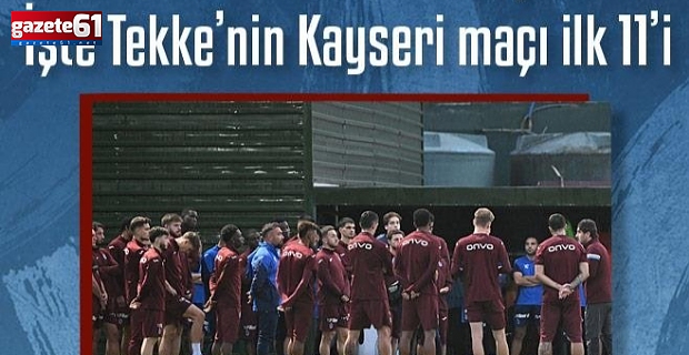 Trabzonspor hedef galibiyet!