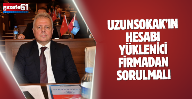 Uzun Sokak’ın hesabı yüklenici firmadan sorulmalı