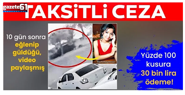 Yaya geçidinde ölüme taksitli ceza: Sadece 30 bin lira ceza ödeyecek