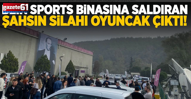 beIN Sports binasına baskın! Oyuncak silah çıktı