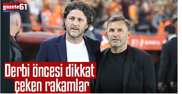 Galatasaray-Trabzonspor derbisi öncesi dikkat çeken istatistikler