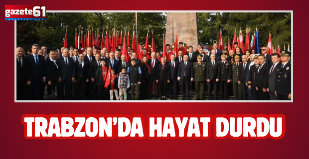 Trabzon'da hayat durdu!