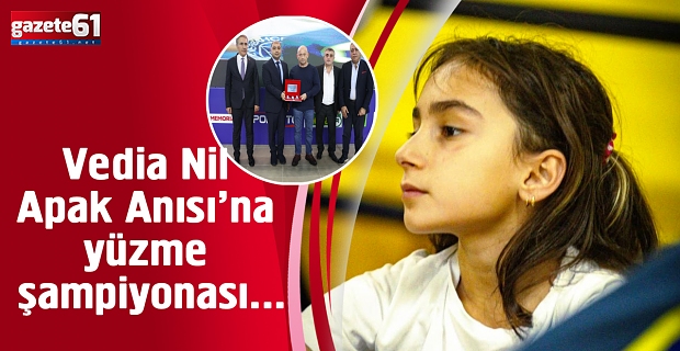 Vedia Nil Apak Anısı’na yüzme şampiyonası…