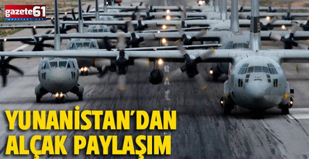 Yunanistan Hava Kuvvetleri’nden alçak paylaşım!