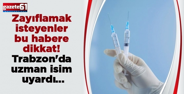 Zayıflamak isteyenler bu habere dikkat! Trabzon'da uzman isim uyardı...