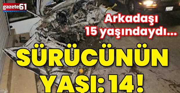 14 yaşında çocuk ölüme sürdü!